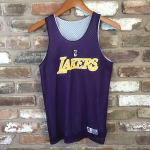 NBA LAKERS Youth Reversible #20 Basketball Jersey L